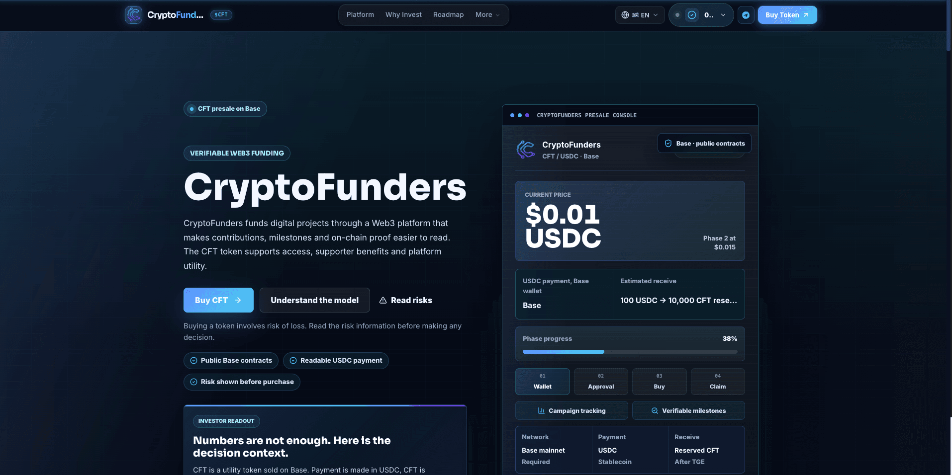 Token Crypto Funders